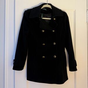 Lauren Ralph Lauren black peacoat